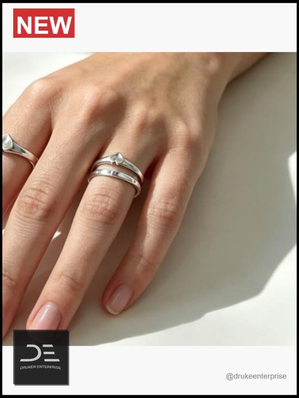 14K Gold Filled Stackable Love Rings Non Tarnish Dainty Wedding Bands - Picture 5 of 7